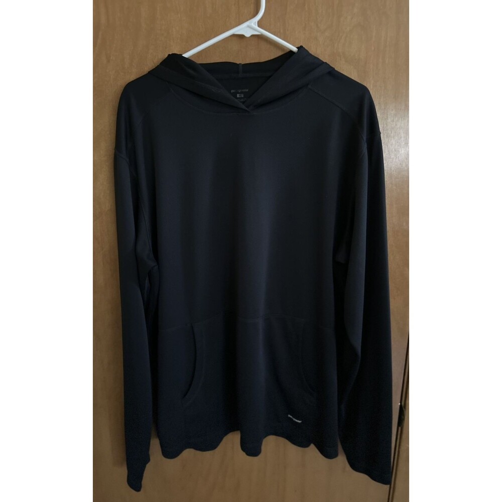 Patagonia Hoodie Men's XL Black Cool Daily Long Sleeve Athletic Performance Top